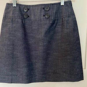 Denim lined work skirt